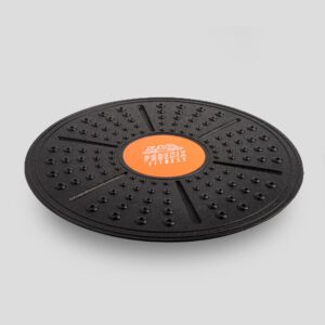 Phoenix Fitness Balance Board - Wobble Board for Exercise, Core Strength, Balance & Stability Training - Non Slip Round Balance Board for Men and Women at Home & Gym - Black, 36cm