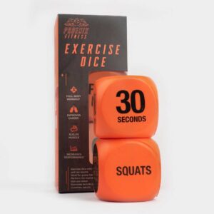 Fitness Routine ExPhoenix Fitness Exercise Dice - Foam Workout Dice Game for Cardio, HIIT and Exercise Classes - Full Body Training for Home & Gymercise Dice