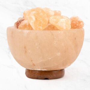 Myga Firebowl Salt Lamp for Natural Air Purification and Relaxation