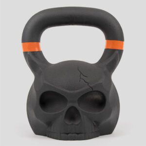 Phoenix Fitness Skull Kettlebell - Heavy Cast Iron Weight for Fitness and Strength Training, Bodybuilding, Muscle and Cardio at Home & Gym - 24kg