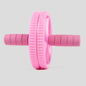 Phoenix Fitness Ab Roller - Abdominal Wheel for Ab Exercise & Core Workout for Men and Women at Home & Gym - Pink