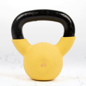 Myga Iron Kettlebell - Cast Iron & PVC Weight for Fitness and Strength Training, Toning Muscle and Cardio - Non-Slip Ergonomic Kettlebell for Home, Gym and Studio - 4kg