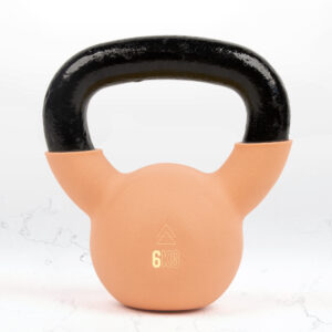 Myga Iron Kettlebell - Cast Iron & PVC Weight for Fitness and Strength Training, Toning Muscle and Cardio - Non-Slip Ergonomic Kettlebell for Home, Gym and Studio - 6kg