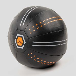 Phoenix Fitness Wall Ball - Heavy Duty Slam Ball for Core Muscle and HIIT Workout - Weight Ball for Home, Gym, Boxing & Fitness Club - 12kg