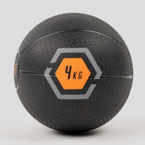 Phoenix Fitness Medicine Ball - Weighted Ball with Textured Grip for Exercise, Strength & HIIT Workout for Home, Gym & Boxing Studio - 4kg