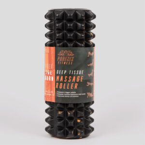 Phoenix Fitness Foam Roller - Deep Tissue Massager with Trigger Point Release - Great for Rehabilitation, Pain Relief, Physio, Sports Recovery & Post Workout - Lightweight & Portable, ideal for Travel