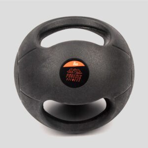 Phoenix Fitness Double Handle Grip Medicine Ball for Core Strengthening and Cardio Workouts