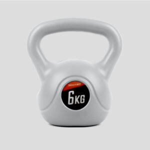 Phoenix Fitness Kettlebell - Vinyl Weight for Exercise, Weightlifting, Strength Training & Full Body Workout for Men and Women at Home & Gym - 6Kg