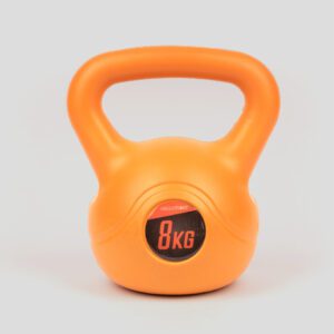 Phoenix Fitness Kettlebell - Vinyl Weight for Exercise, Weightlifting, Strength Training & Full Body Workout for Men and Women at Home & Gym -8Kg