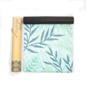 Myga Vegan Suede Yoga Mat - Luxurious Non Slip Mat for Hot Yoga, Power, Bikram, Ashtanga and Pilates - Superior Grip great for Home, Gym and Studio - (183cm x 61cm x 3mm) - Peacemaker