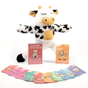 Miss Molly Myga - Childrens Yoga Toy with Fully Flexible Body and 45 Learning Cards for Kids Yoga and Mindfulness - Great Gift for Boys, Girls and Yogis