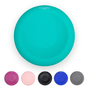 Myga Yoga Support Pad - Non Slip Silicone Jelly Pad for Yoga, Pilates & Exercise great for Hands, Knees, Elbows, and Ankles for Pain Relief - Turquoise