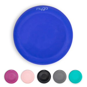 Myga Yoga Support Pad - Non Slip Silicone Jelly Pad for Yoga, Pilates & Exercise great for Hands, Knees, Elbows, and Ankles for Pain Relief - Blue