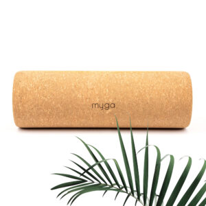 Myga Cork Massage Roller - Deep Tissue Fascia Massage Roller for Yoga, Sports, Fitness, Physio and Rehab - Firm Roller for Myofascial Release, Trigger Point & Muscle Therapy -10 x 30