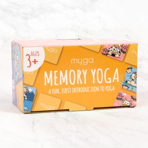 Myga Memory Yoga - 40 Piece Kids Matching Pairs Game with 20 Yoga Poses for Exercise and Mindfulness - Match & Snap Picture Cards for Children, Yogis & Family Fun inspired by Miss Molly Myga