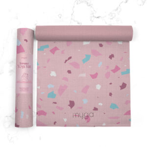 MYGA Yoga Mat - 6mm Thick Non-Slip Exercise Mat for Yoga, Pilates, Meditation and Fitness - Lightweight Travel Yoga Mat for Men and Women - Choice of Design